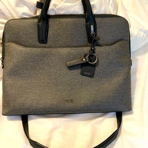 Classic Gray 15” Tumi Laptop Bag